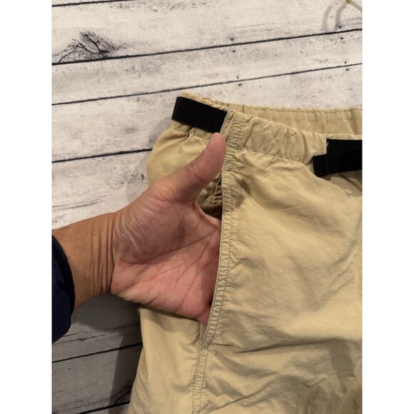 Patagonia Mens Hiking Short Sz M Khaki Tan Belted Hiking Outdoor 10" Inseam - Picture 10 of 16